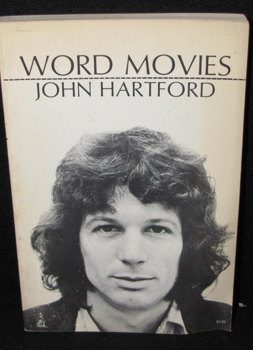 Word Movies by John Hartfford (poetry)~Pb, Doubleday & Co.,1971, 1st Ed.