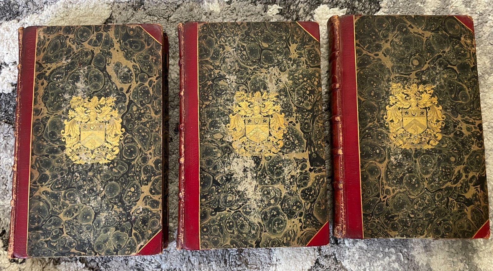 1808 Speeches of William Pitt House of Commons 3 Vol Set Leather Binding Armoria
