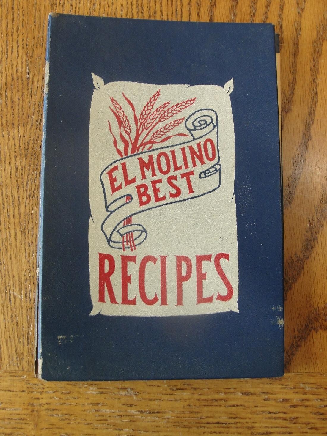 Vintage 1953 El Molino Mills Recipe Binder Health Baking Alhambra CA Illustrated