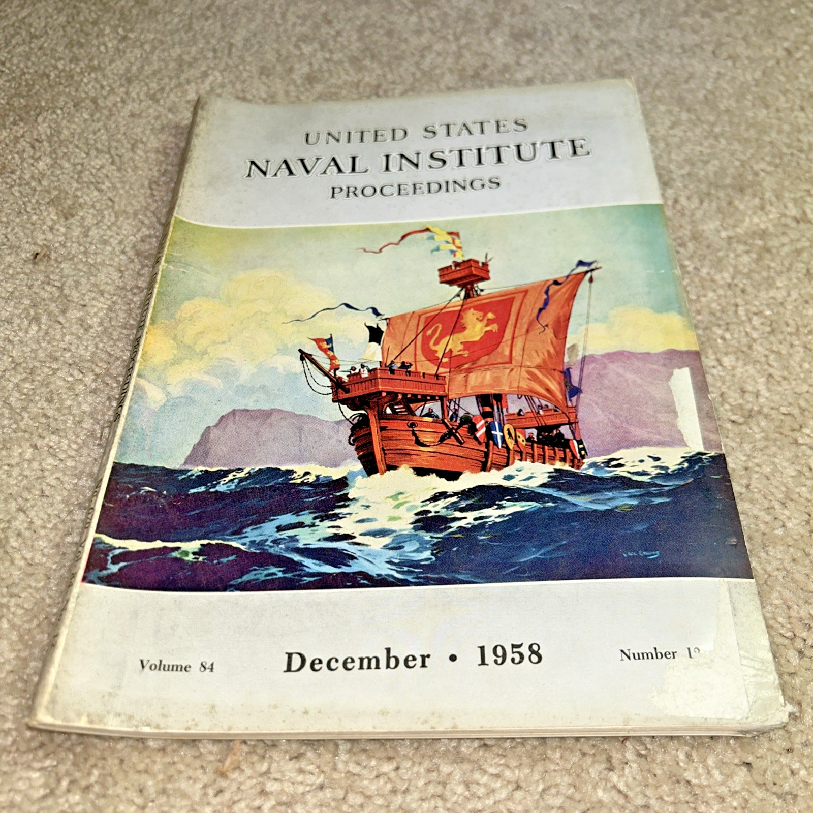 4 – UNITED STATES NAVAL INSTITUTE PROCEEDINGS – 1958 (#4)