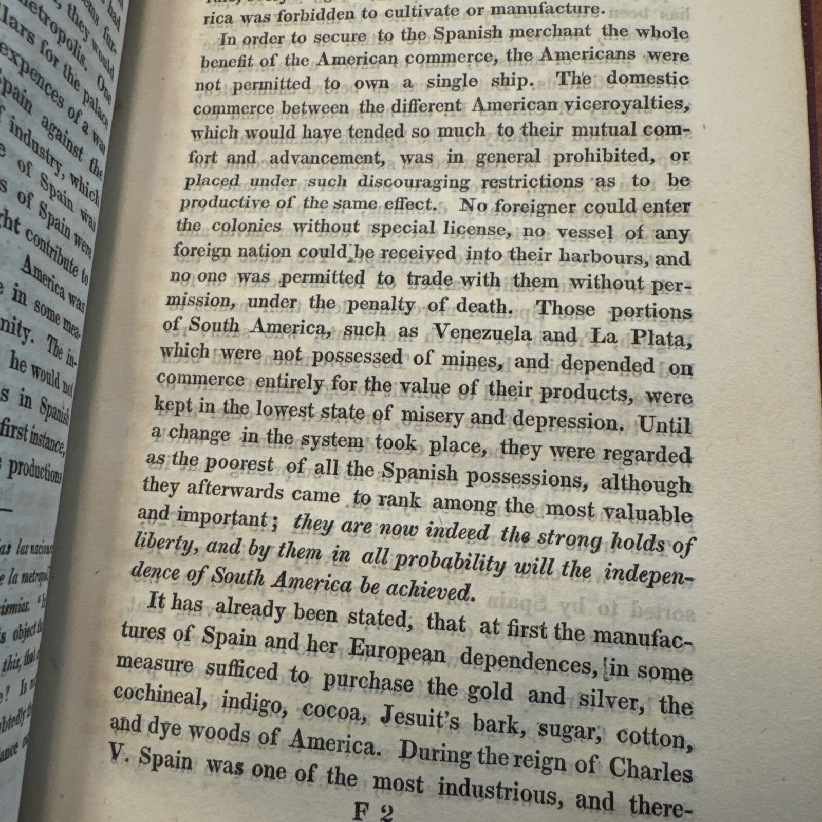1820 Voyage to South America Brackenridge, rebound. Pres Monroe Spanish Colonies