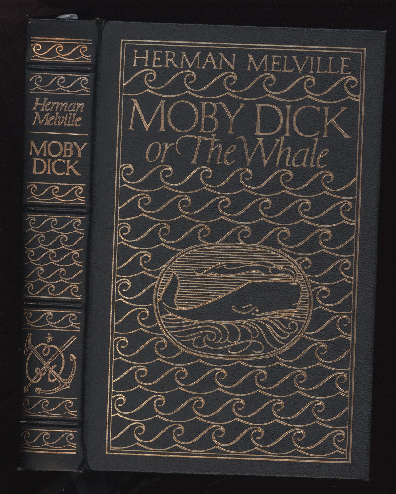 Melville, Herman: Moby Dick or the Whale Fine Binding Unk Printing