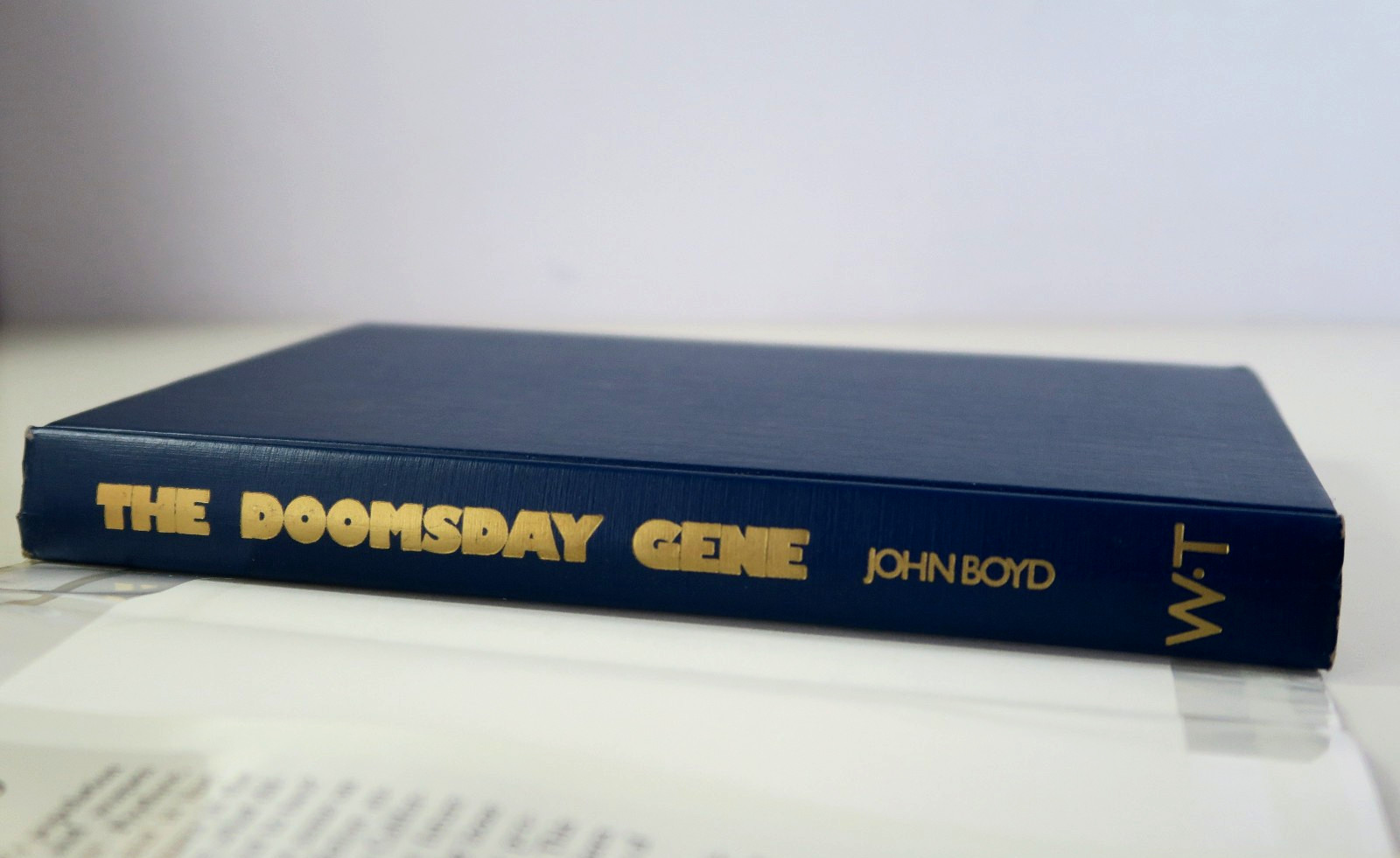 The Doomsday Gene John Boyd 1973 Weybright & Talley 1st Edition HC/DJ