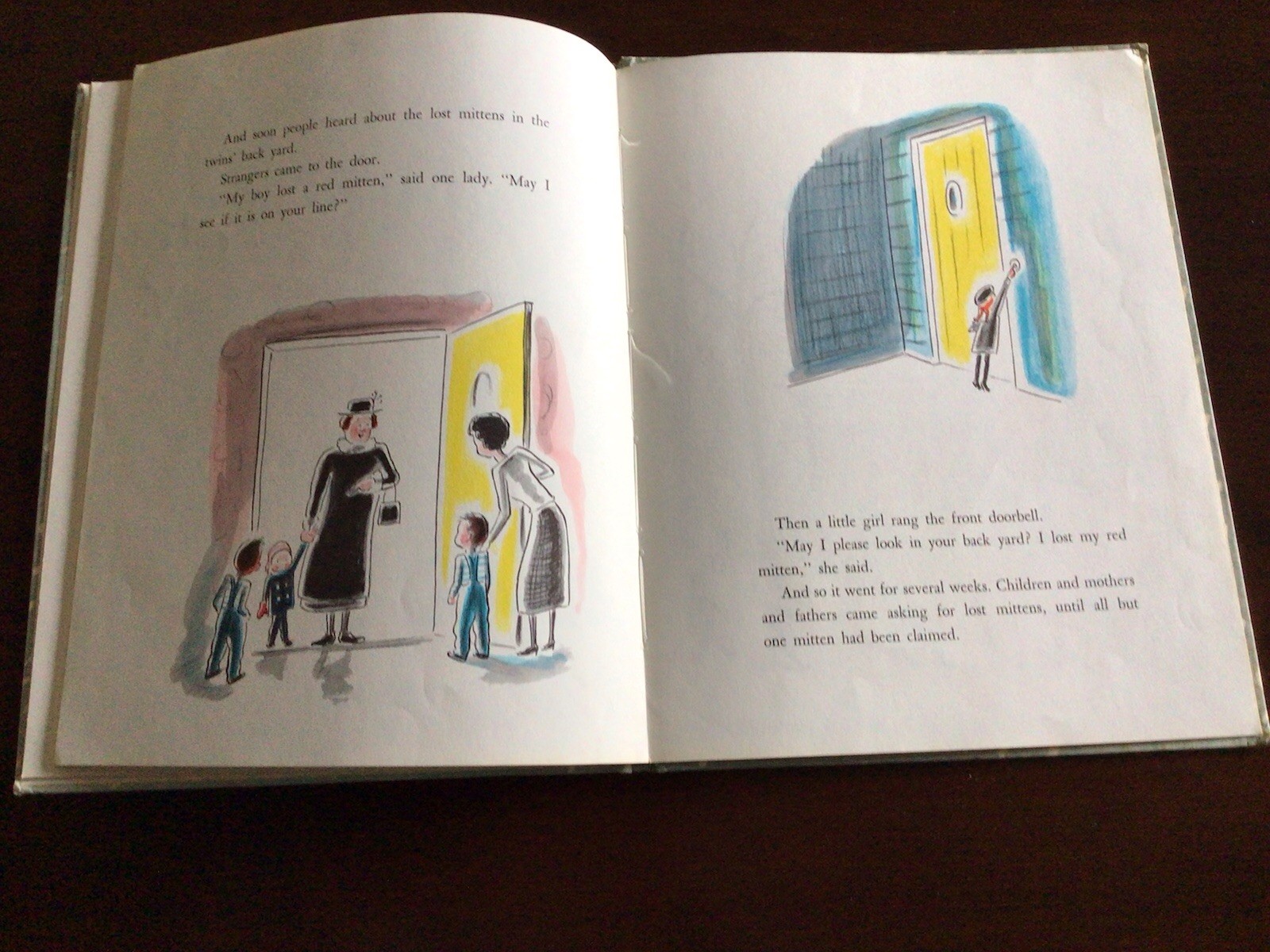 Too Many Mittens By Florence & Louis Slobodkin – 1958 Hardcover