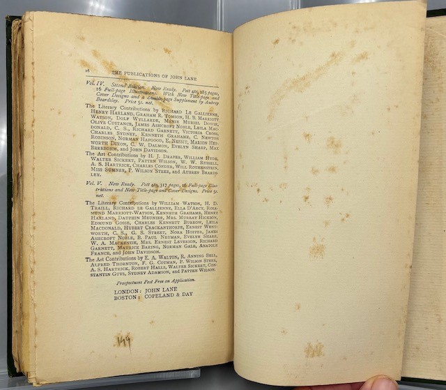 THE MIRROR OF MUSIC, by Stanley V. Makower – 1895 [1st Ed./ Scarce]