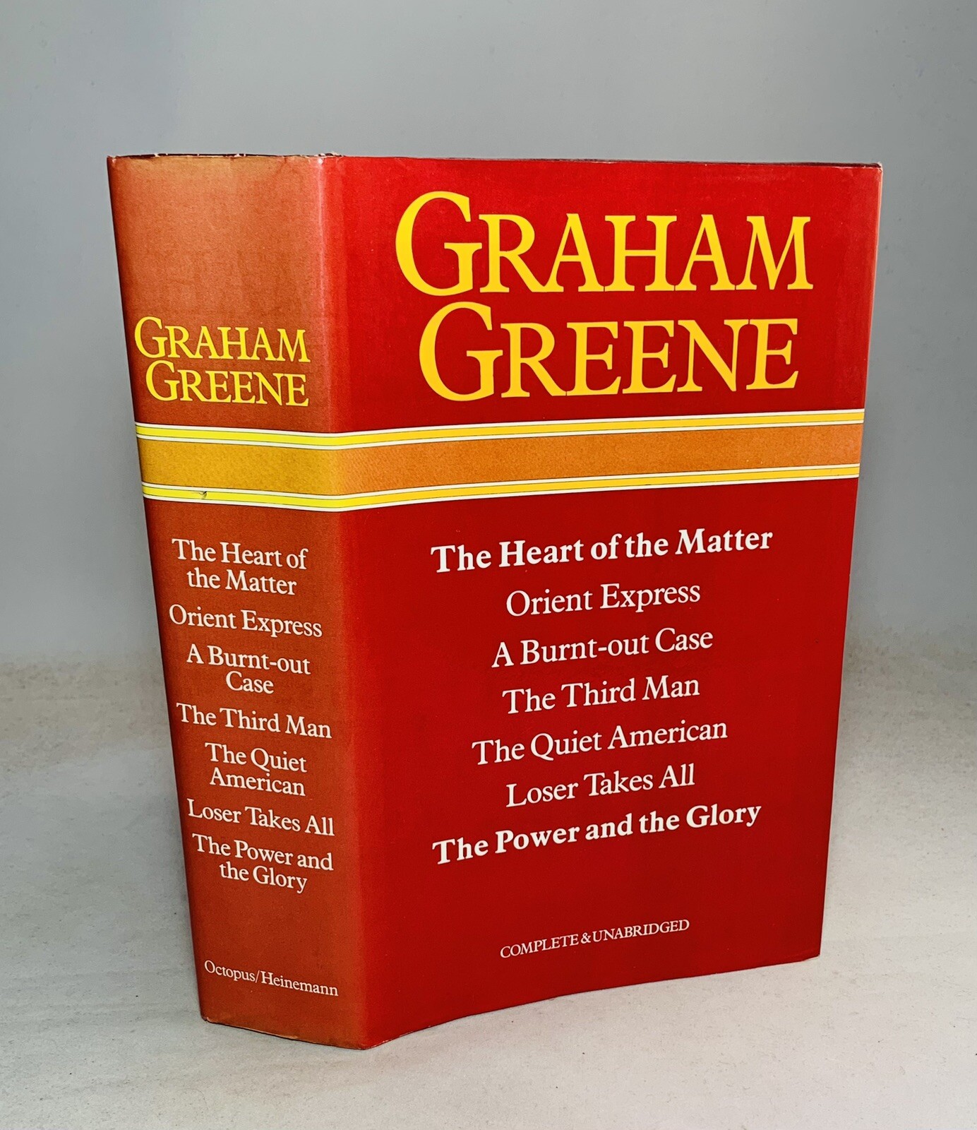 Graham Greene-Omnibus-7 Books in 1 Volume-TRUE First/1st Edition w/ Org DJ-RARE!