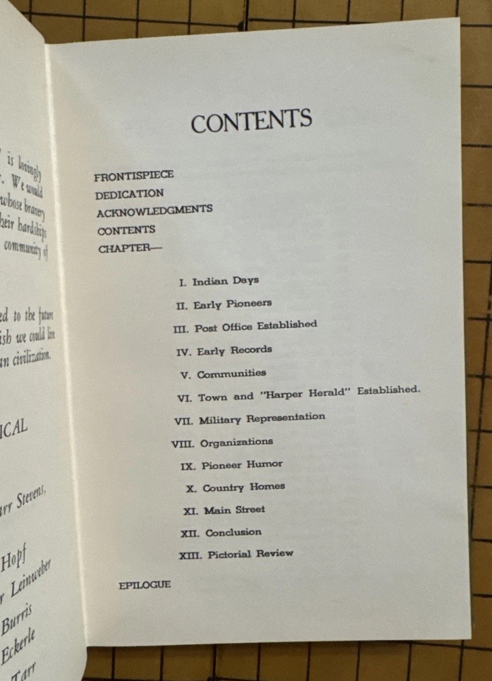 Here’s Harper 1863-1963 by Centennial Committee, Harper, Texas (HC, 1963)