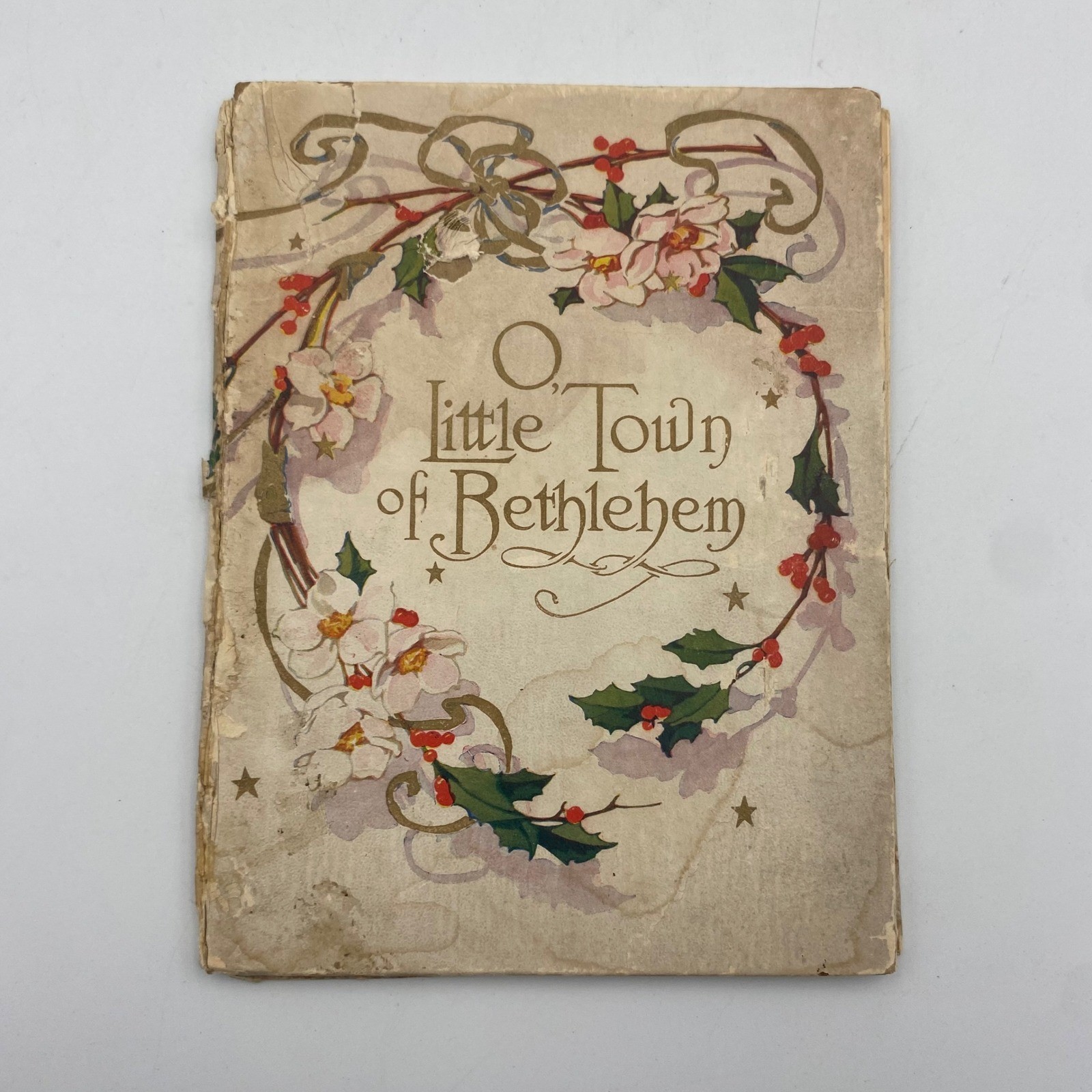 Antique 1910 O Little Town of Bethlehem Phillips Brooks Cupples & Leon Booklet