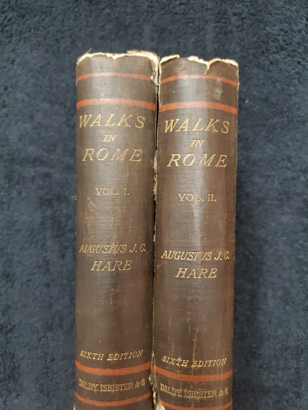 Walks In Rome Augustus J. C. Hare 6th Edition