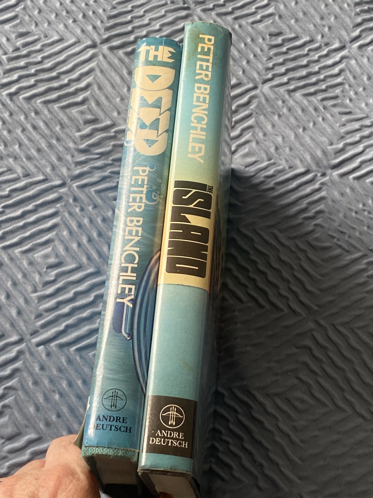 Peter Benchley First U.K. Editions The Deep & The Island Hardbacks