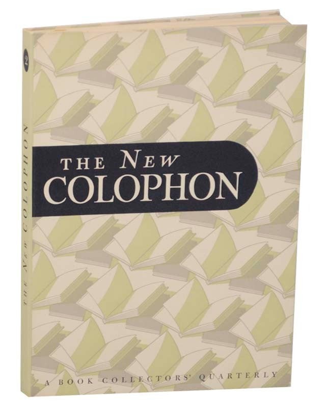 New Colophon Vol 1 Part 2 April 1948 Articles by John Carter George Boas #165193