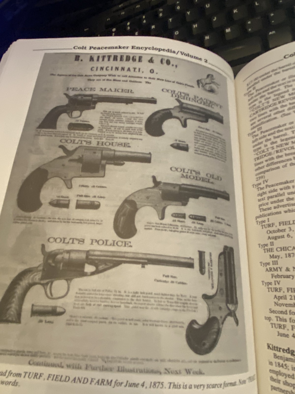 Colt Peacemaker Encyclopedia Vol 2 by Keith Cochran LTD ED 2000 Copies 1998