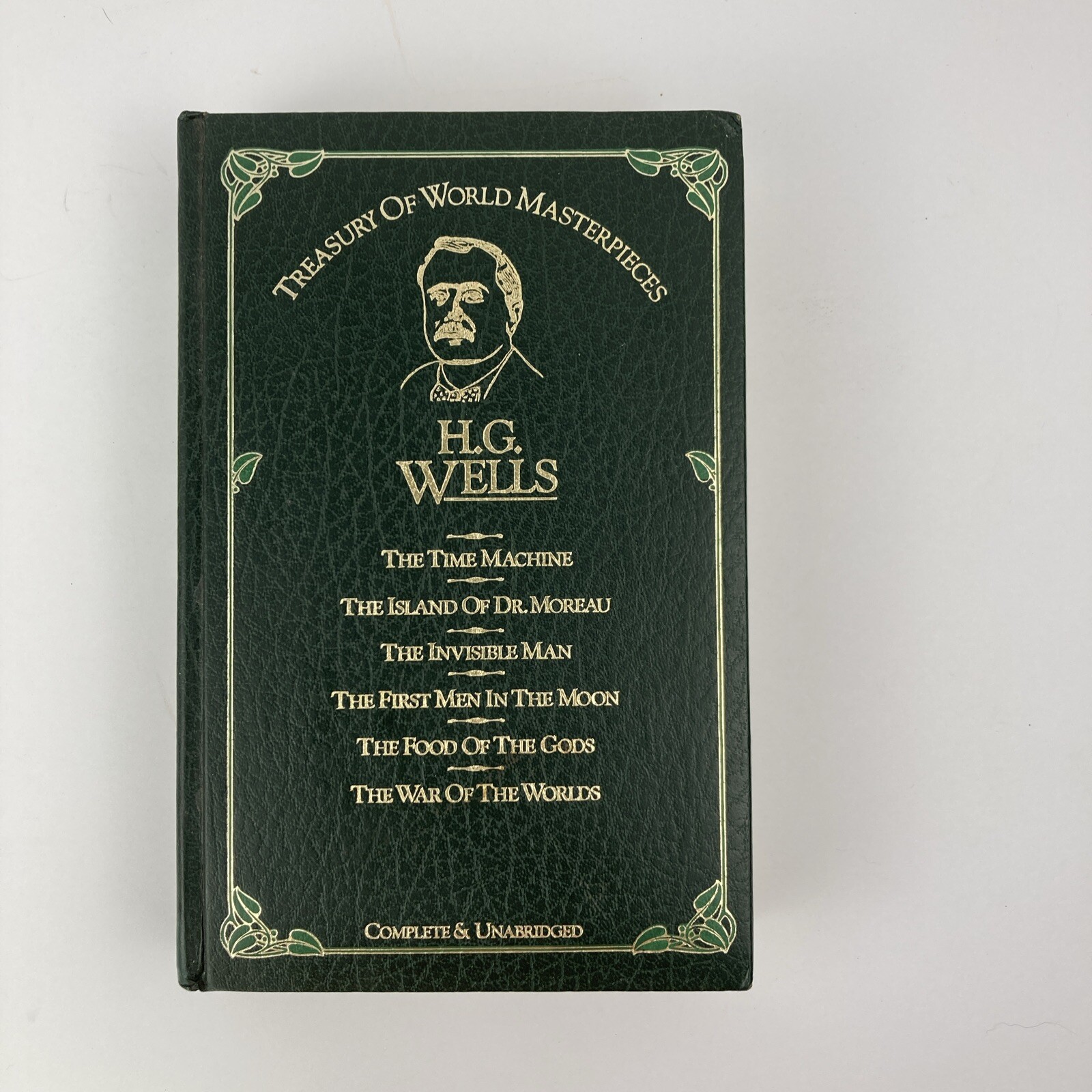 H.G. Wells – Treasury of World Masterpieces – Leather Bound HC – Octopus Books