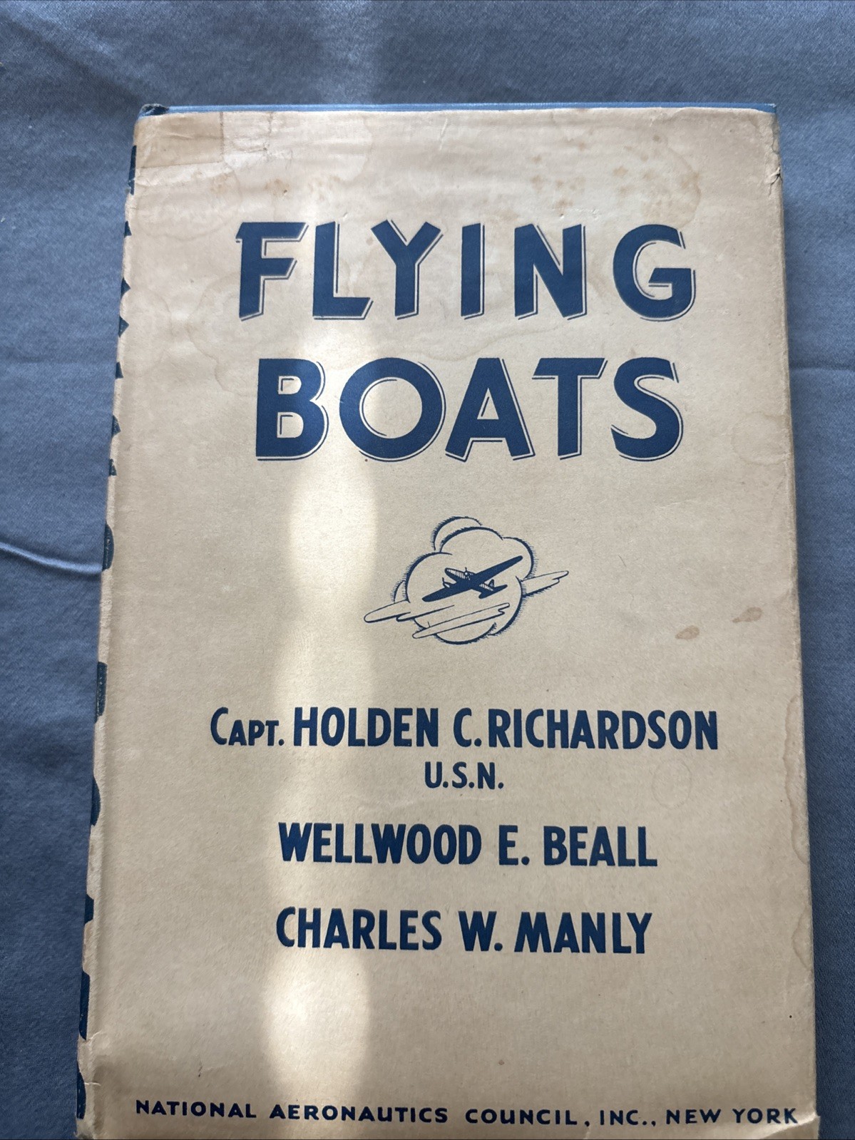 Flying Boats 1942 1st Ed. WWII Pan American Clipper Boeing Seaplanes Dust Jacket