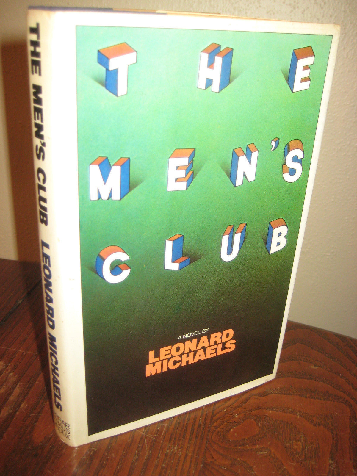 The Men’s Club Leonard Michaels 1st Edition First Printing Novel Fiction Classic