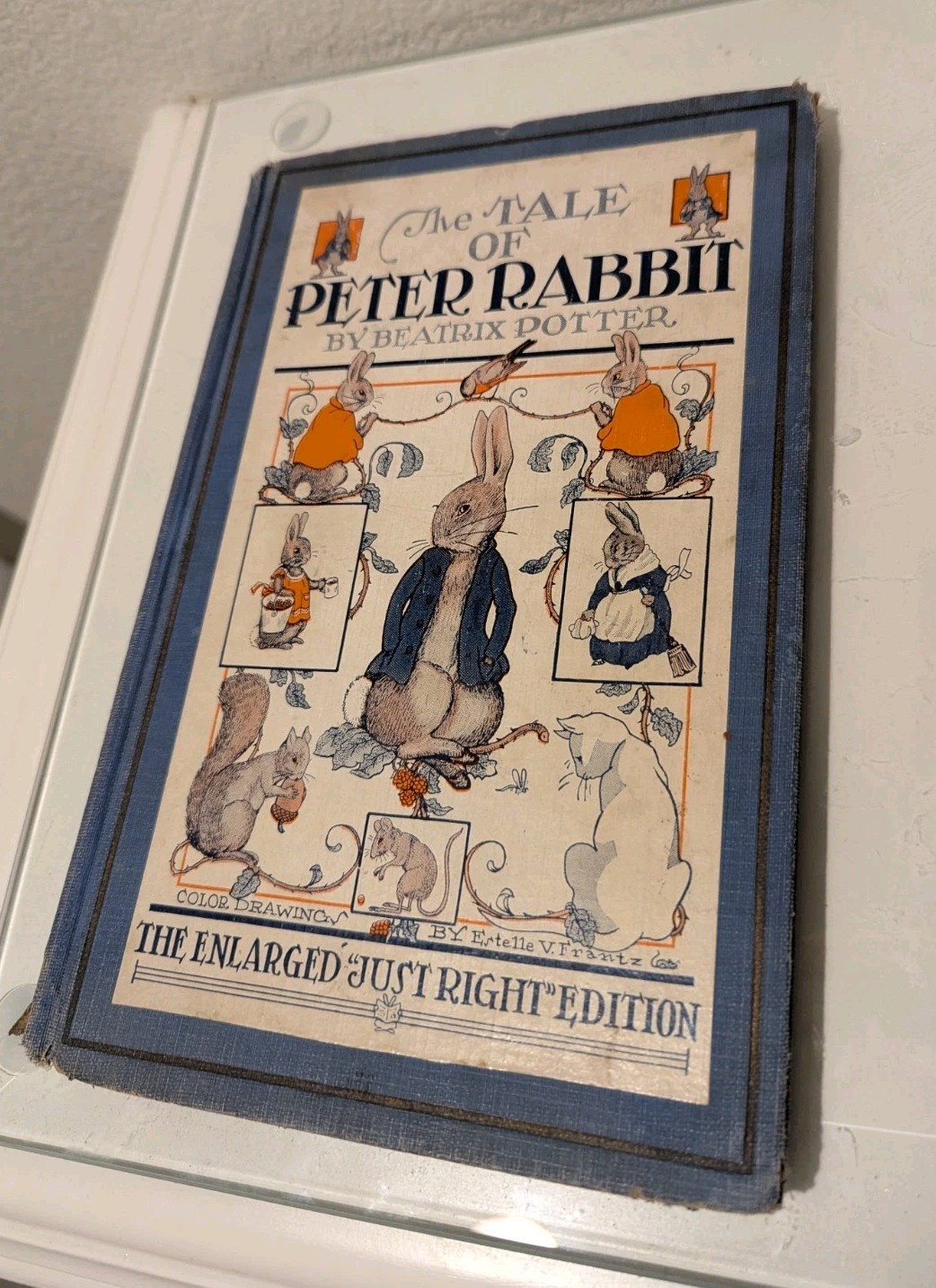 The Tale of Peter Rabbit Enlarged Just Right 1928 2nd Ed.Beatrix Potter Great!!