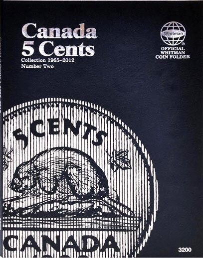 New Whitman Folder For Canada Canadian 5 Cent Coins Album Vol 2 1965 2012 3200