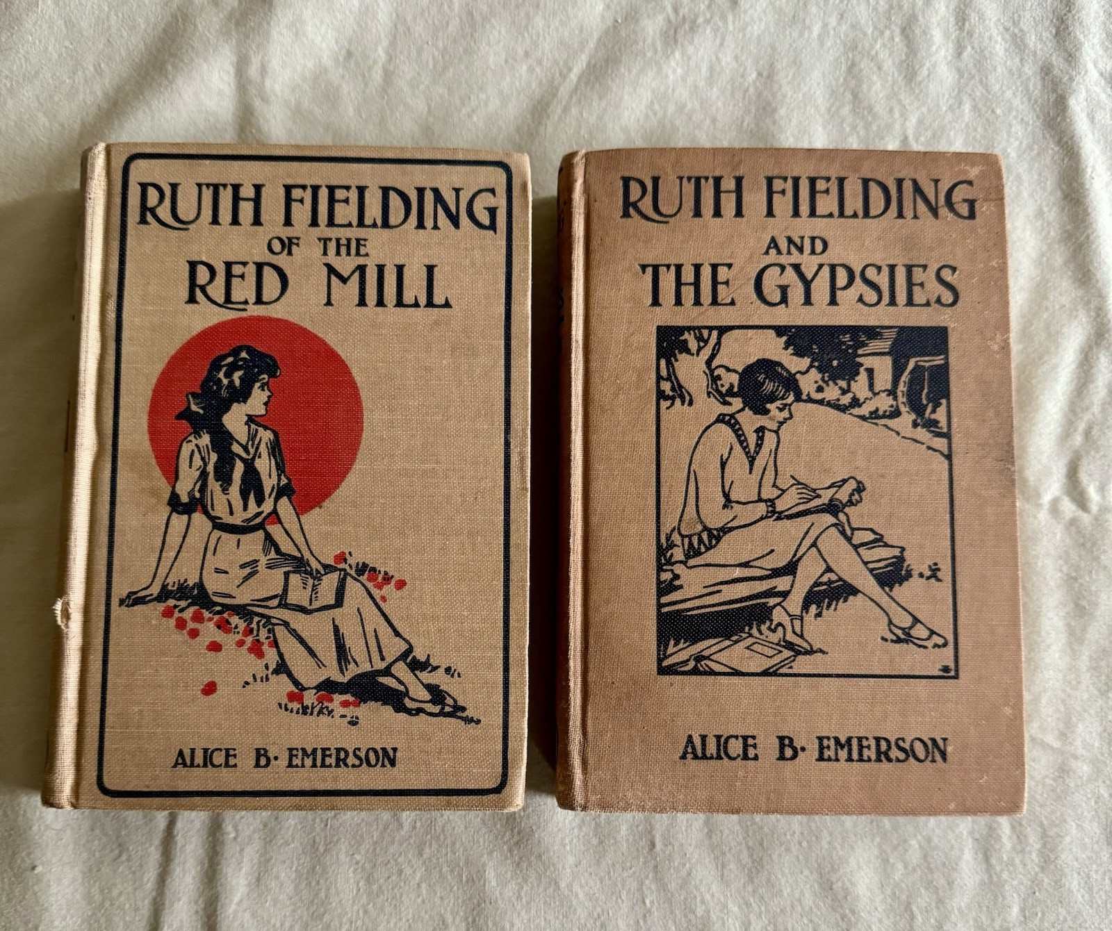 Lot of 2 * Ruth Fielding Series * Alice B. Emerson 1915 RED MILL & 1913 GYPSIES