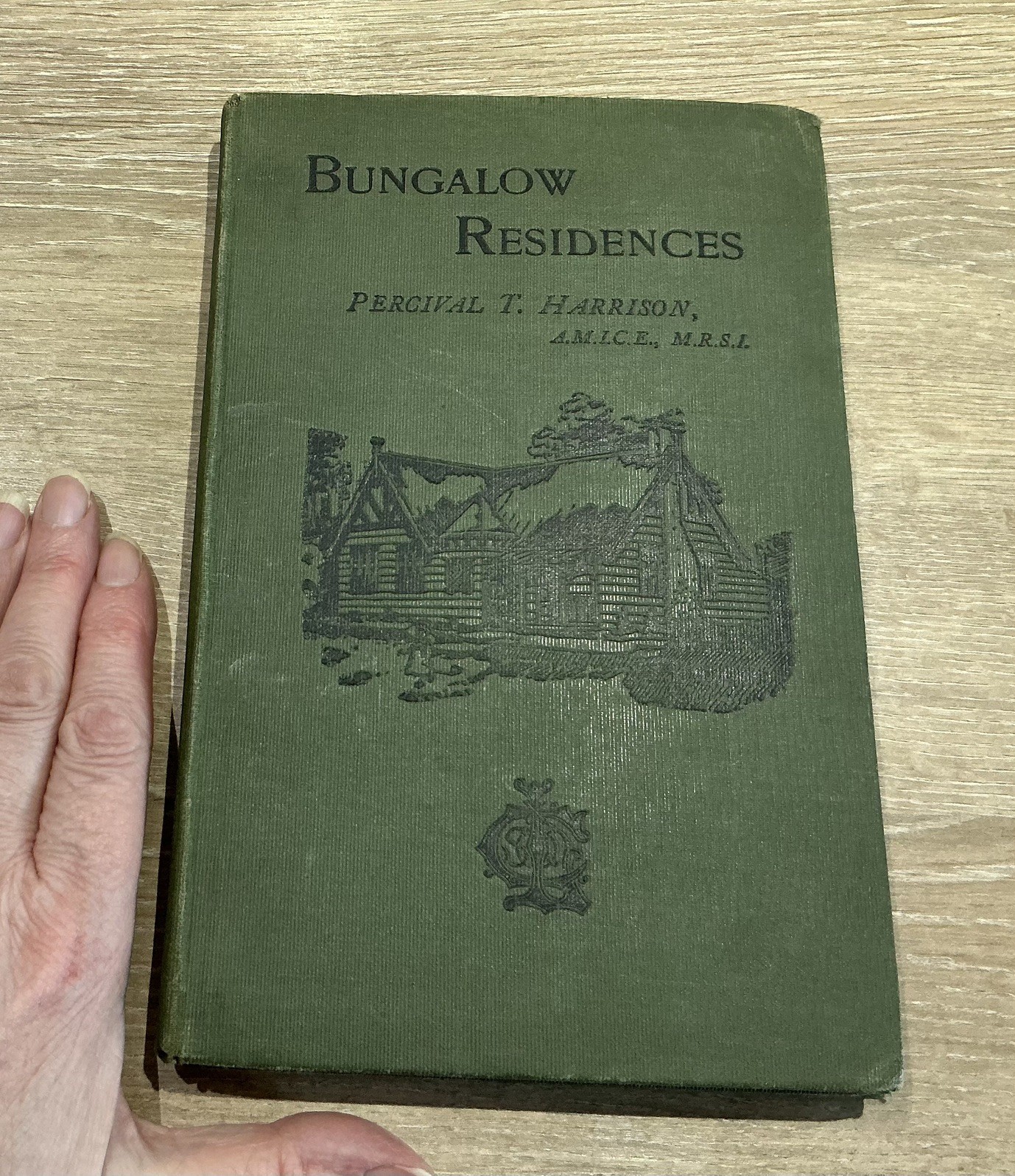 Antique ‘Bungalow Residences’ by Percival T Harrison 2nd Edition Revised 1920