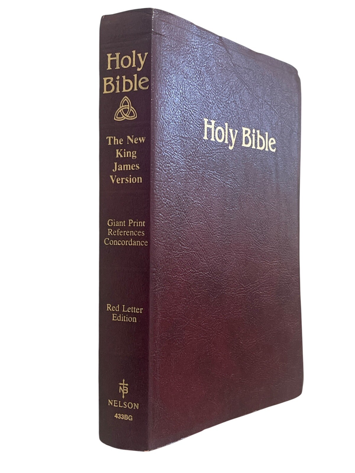 New King James Version Giant Print Nelson 433BG Leather Flex Nelson 1982