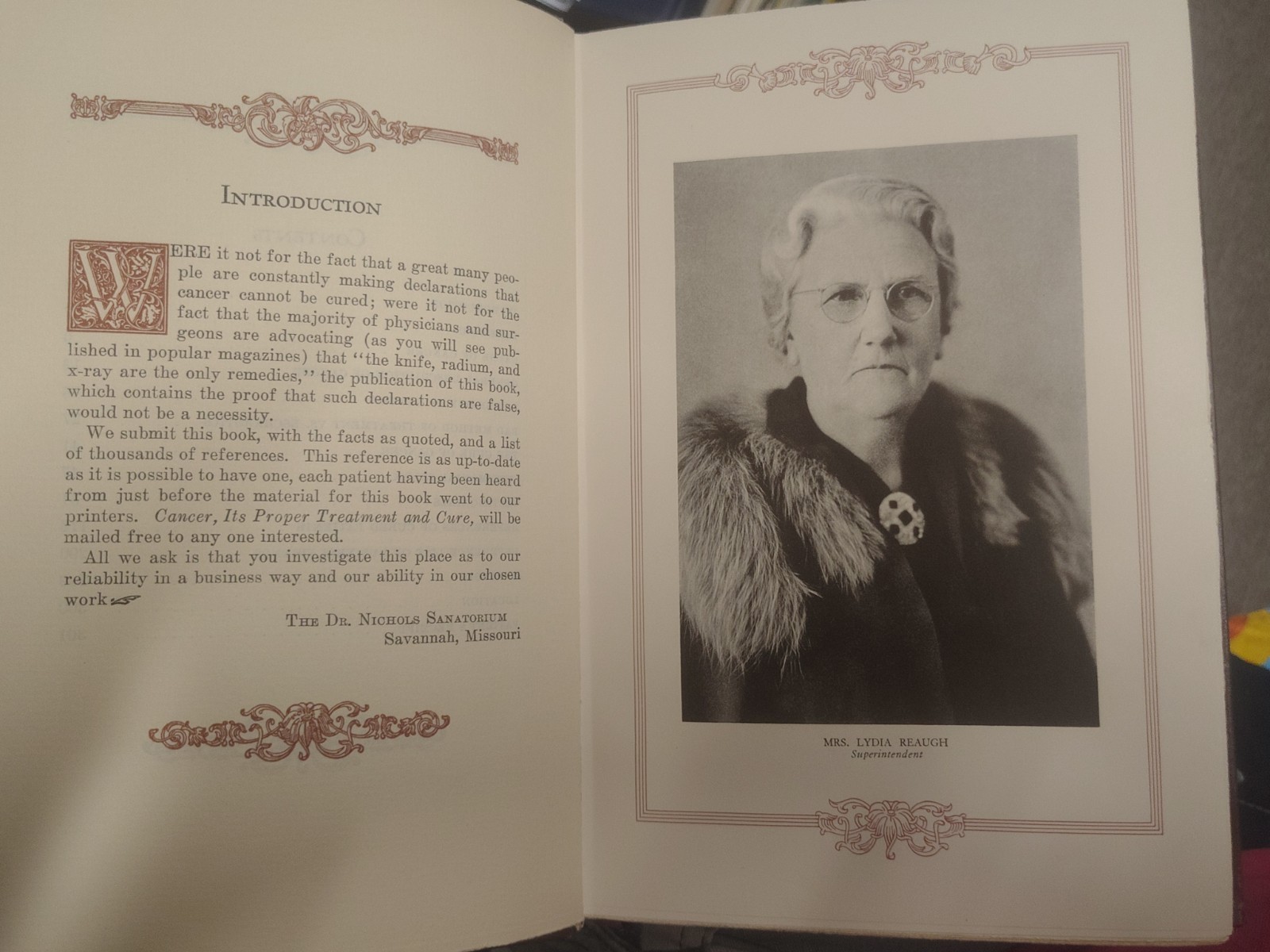 Old Book 1936 Cancer It’s Proper Treatment And Cure