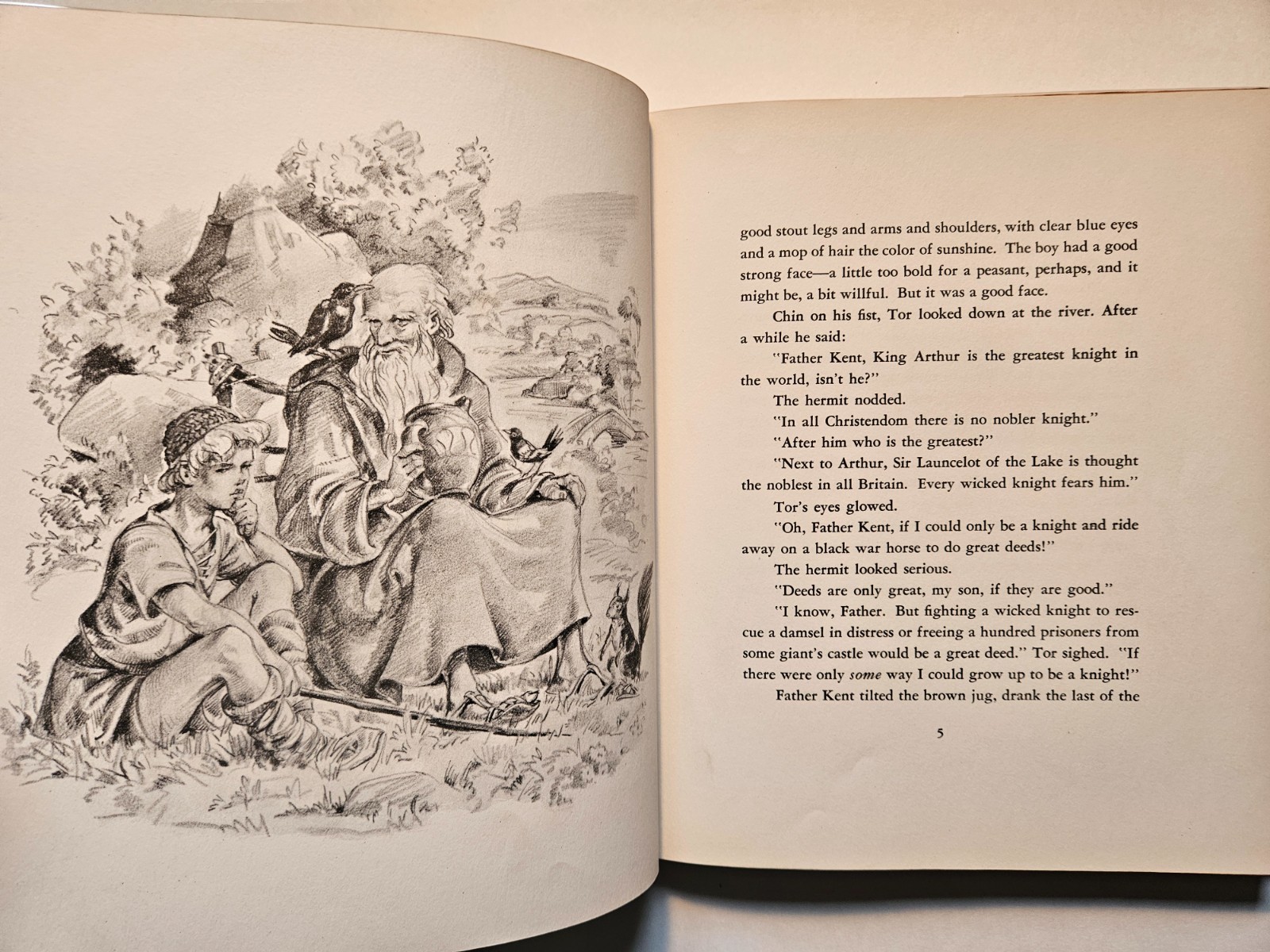 Eugenia Stone PAGE BOY FOR KING ARTHUR Rafaello Busoni 1949 1st Ed