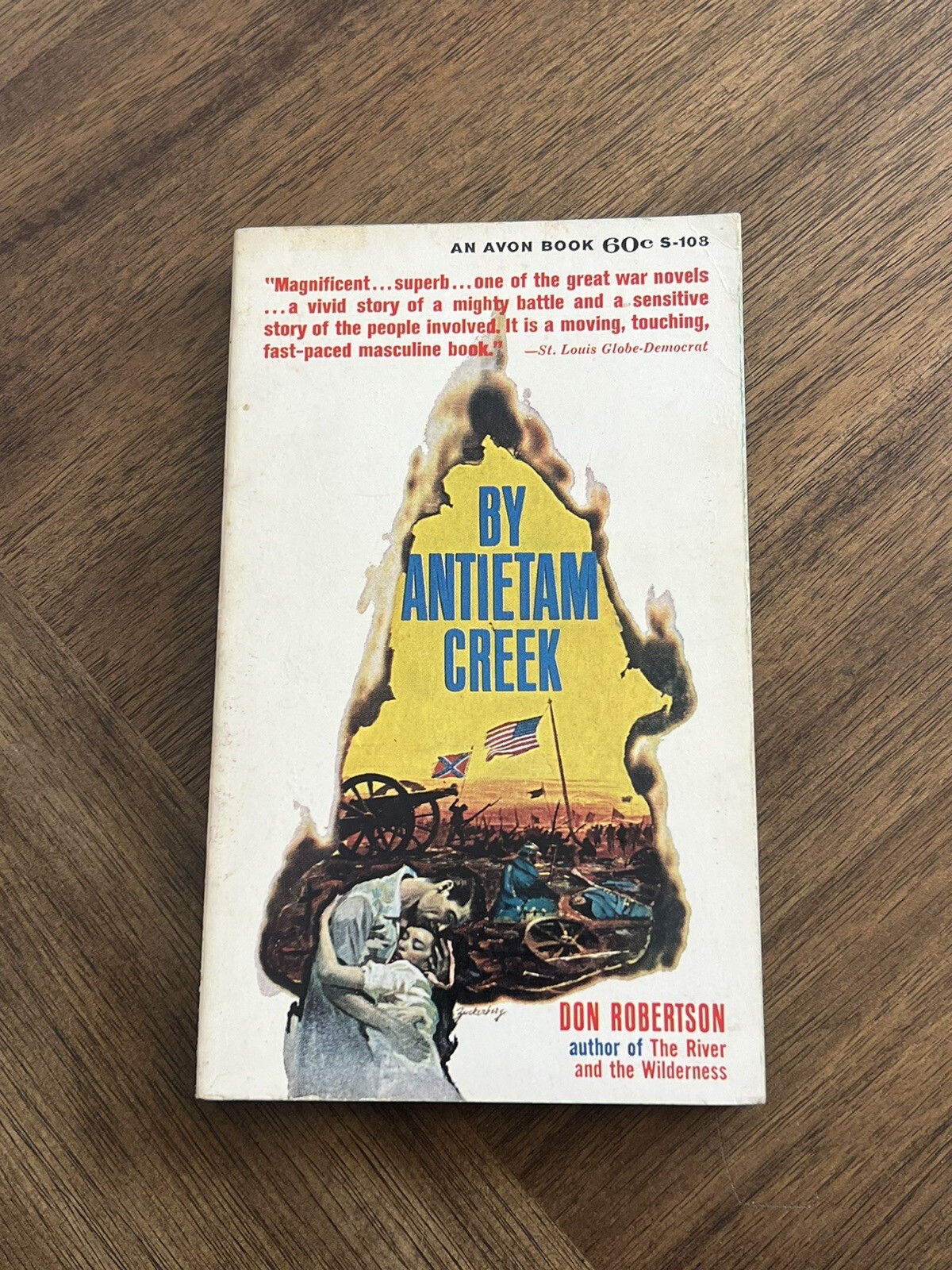 By Antietam Creek By Don Robertson Vintage Civil War Paperback 1st Print 1964