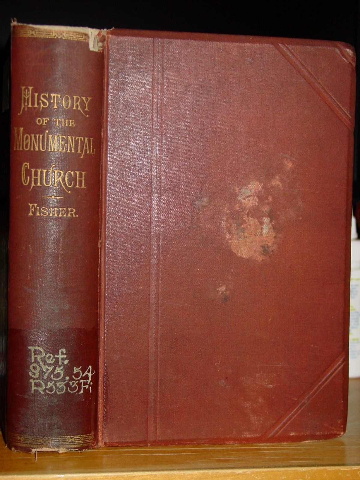 1880 History & Reminiscences Of Monumental Church, Richmond Virginia 1814-1878