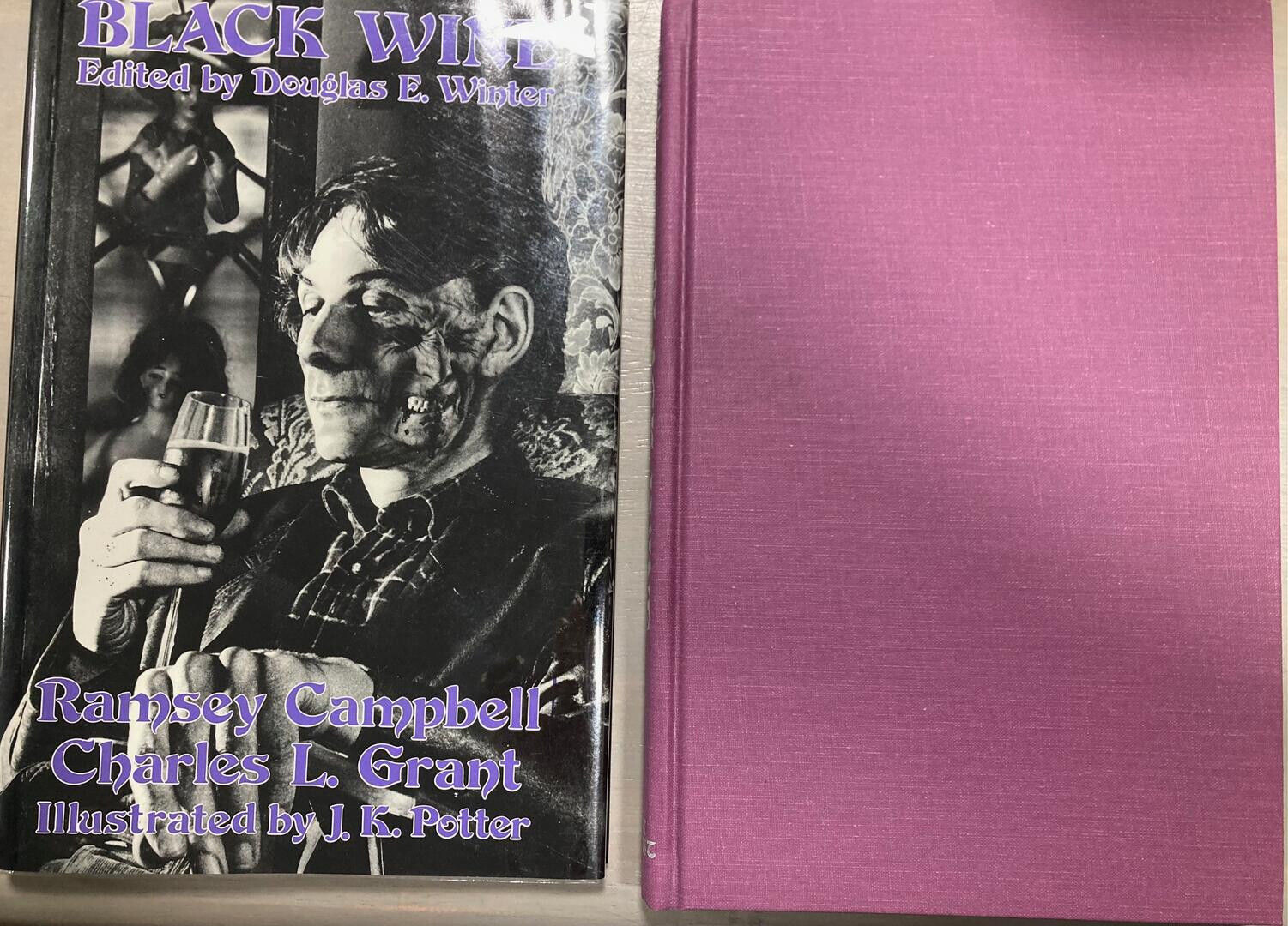 Black Wine Douglas Winter 1986 Dark Harvest 1st ed. Signed by Winter & Grant