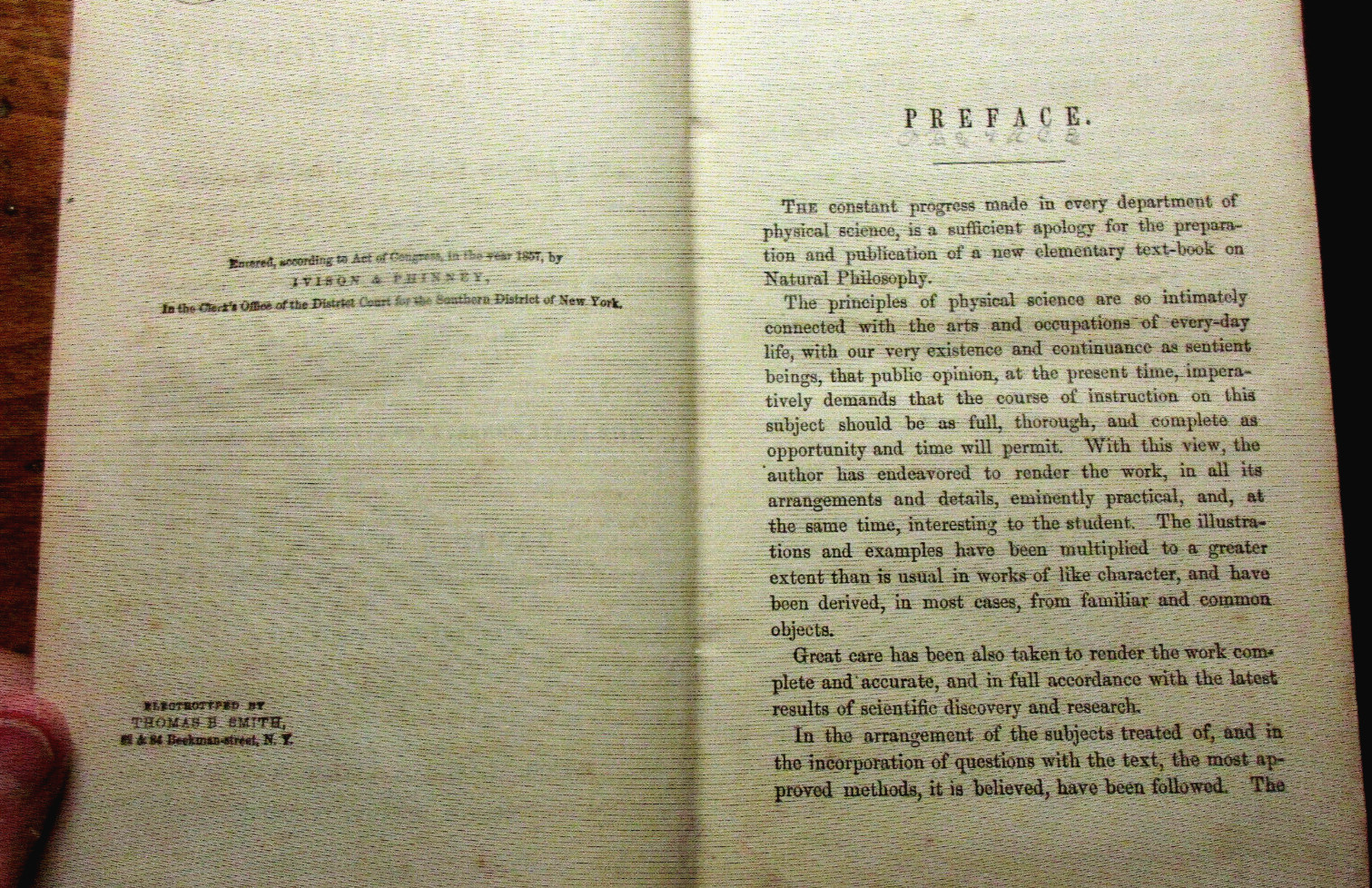 1874 Wells Natural Philosophy Schools Academies & Private Students Text Book