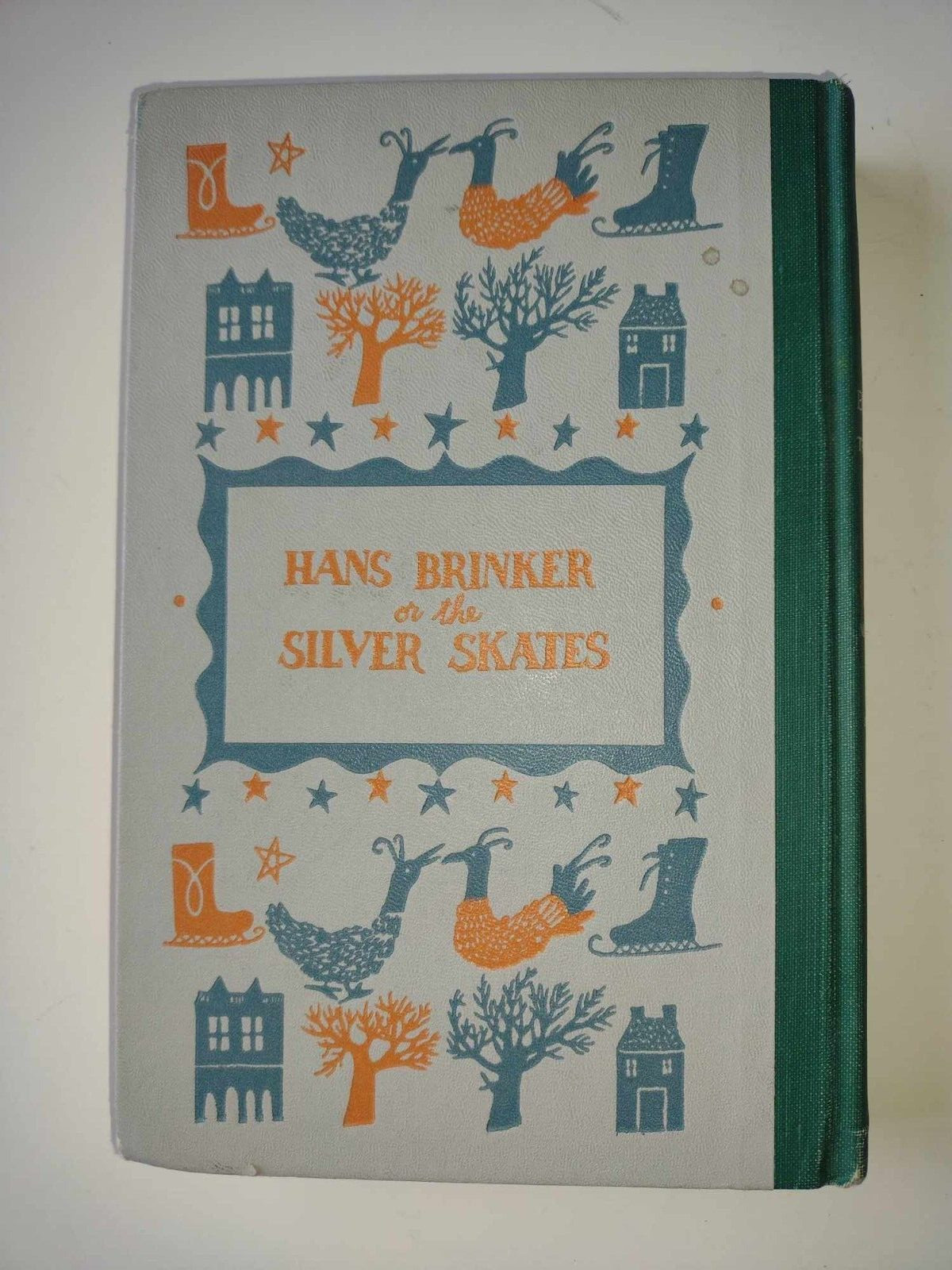Hans Brinker or The Silver Skates Junior Deluxe Edition 1954 by Mary Mapes Dodge