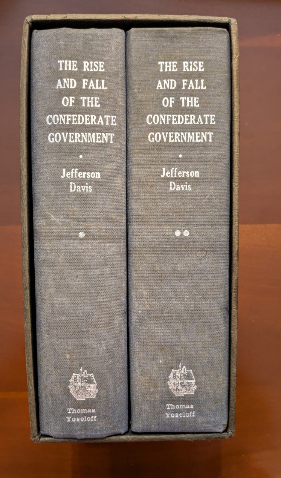The Rise and Fall of the Confederate Government / Jefferson Davis 1958 2-Vol Set
