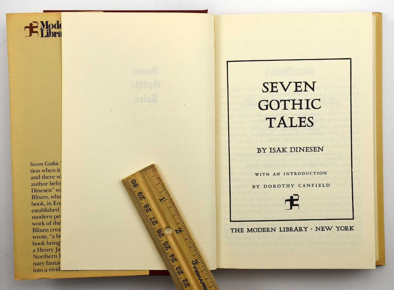Seven Gothic Tales – By Isak Dinesen – The Modern Library hardcover HC/DJ 1961