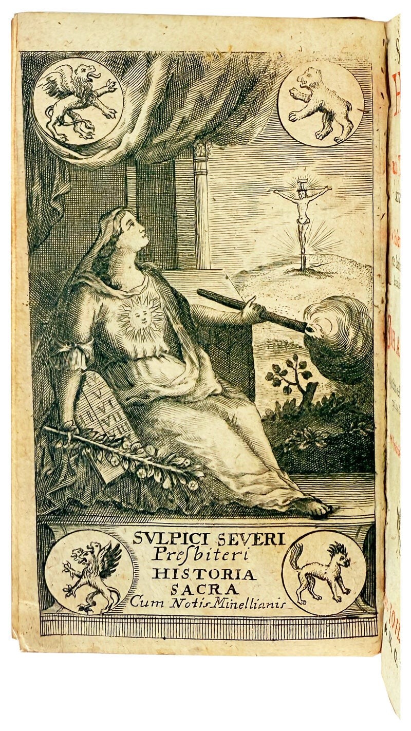 Sulpicius Severus / Sulpicii Severi Historia Sacra ubi Textus / Leipzig, 1711