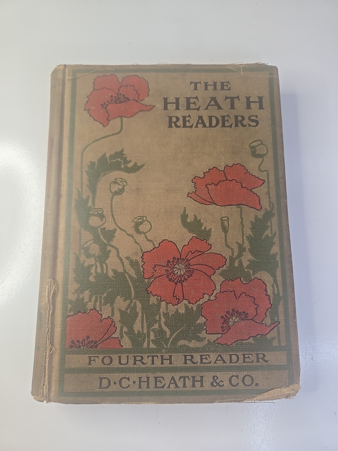 The Heath Readers Fourrh Reader 1903 D.C. Heath & Company HC Ex-library Vintage