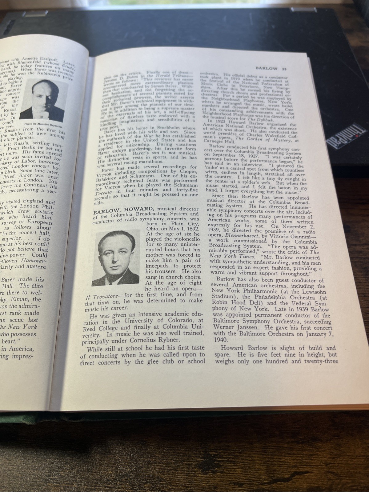 Living Musicians – David Ewen (editor) – 1956 HC
