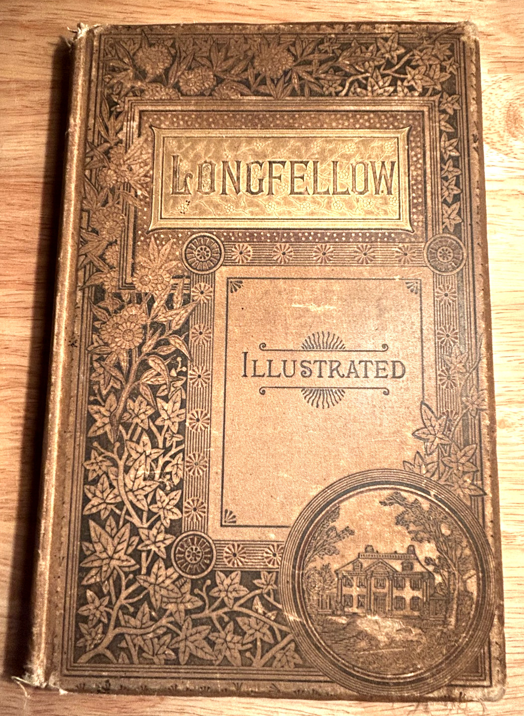1887 The Poetical Works of Henry Wadsworth Longfellow HB Illustrated