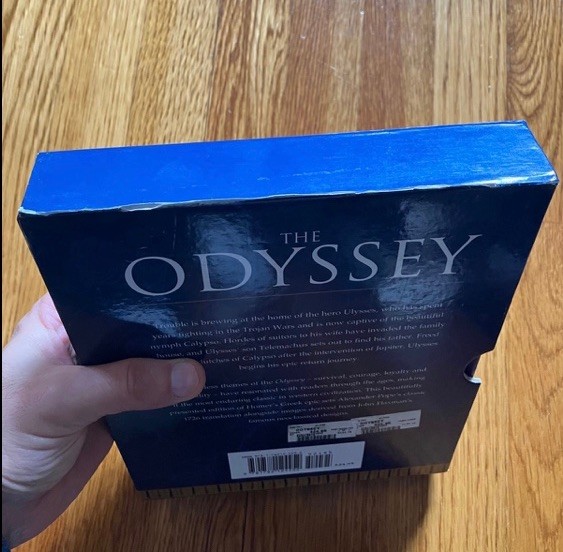 The Odyssey Homer Illustrated John Flaxman 2019 HC Slipcase Pls Read