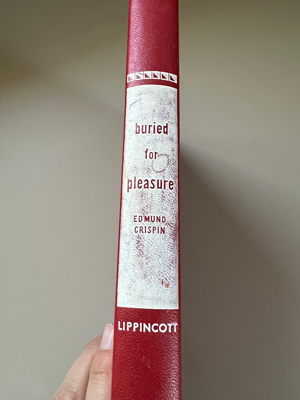 1949 Buried For Pleasure Edmund Crispin Mystery J. B. Lippincott Co. 1st Ed. L5
