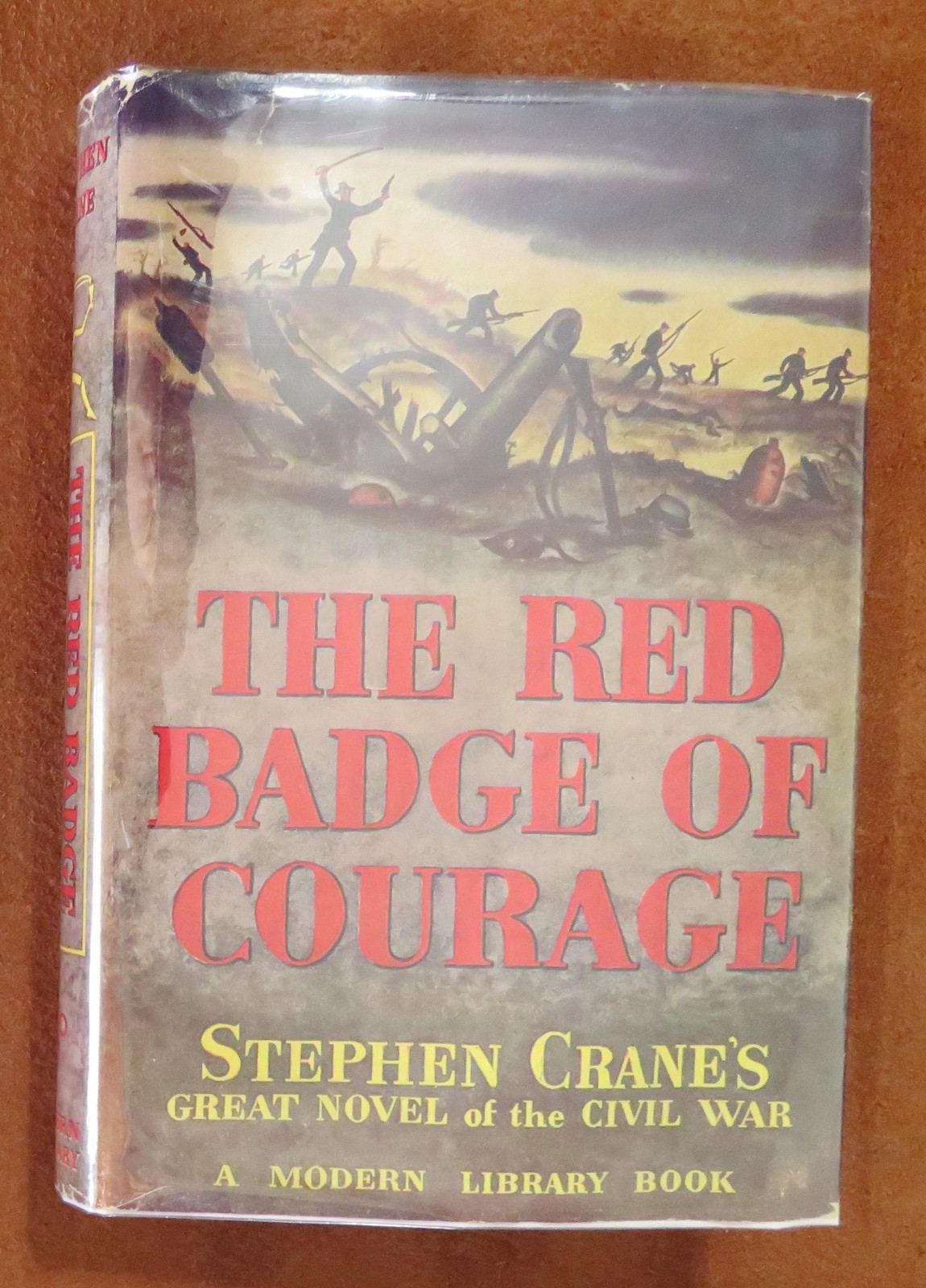 modern library the red badge of courage by crane hardcover w/jacket #130