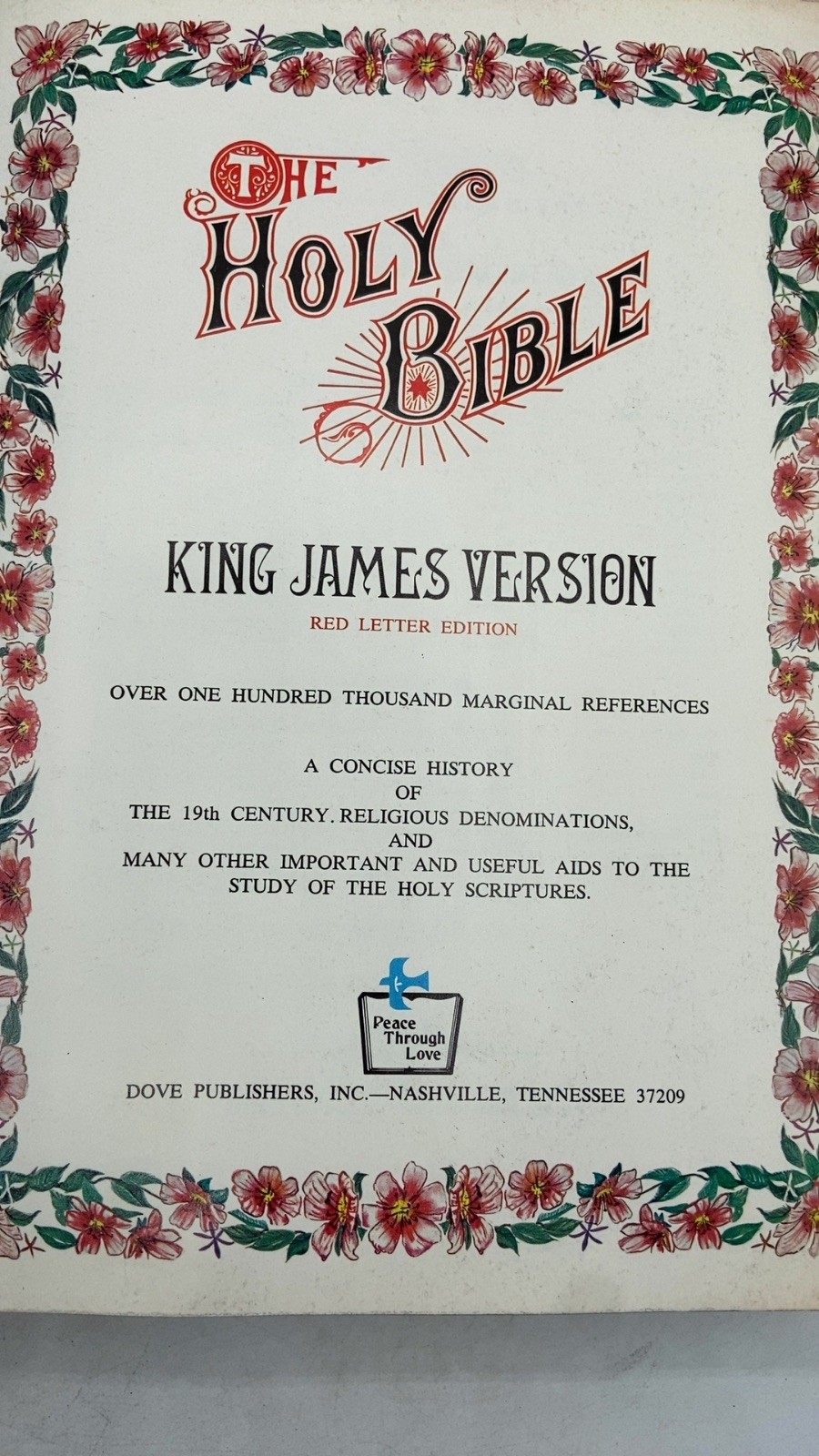 The Holy Bible: King James Version, Red Letter Edition Hardcover King James V…