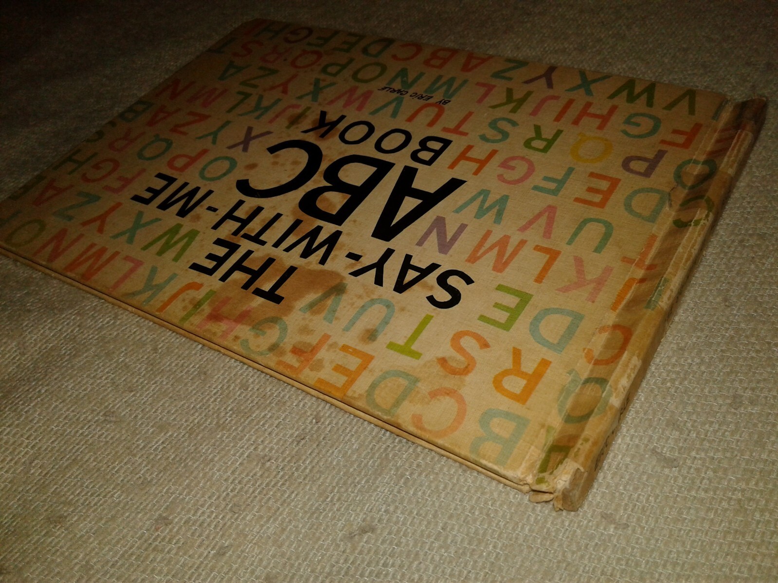 The Say-With-Me ABC Book by Eric Carle (1967, Hardcover) Very Rare!