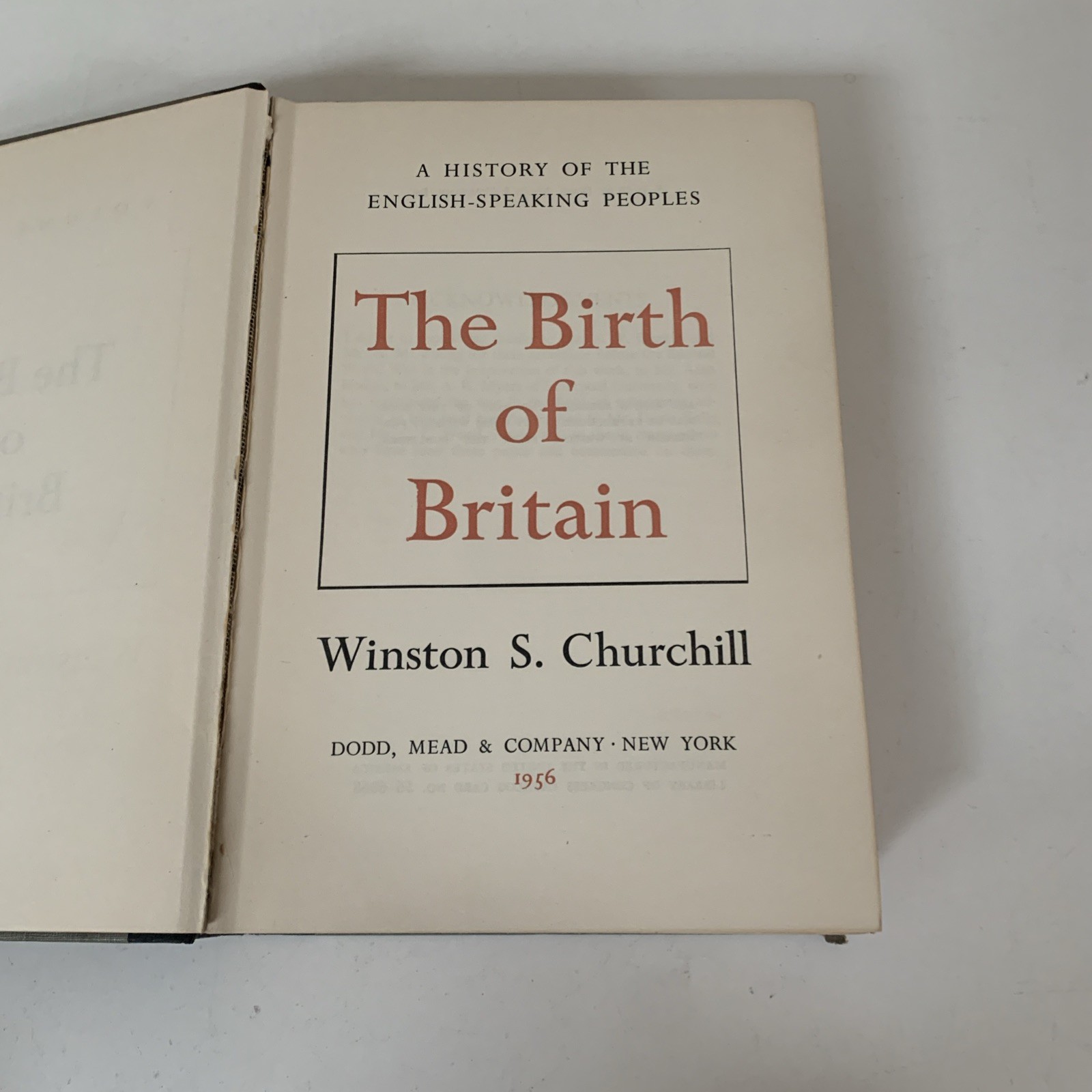 History of the English Speaking Peoples by Winston S. Churchill 1950s