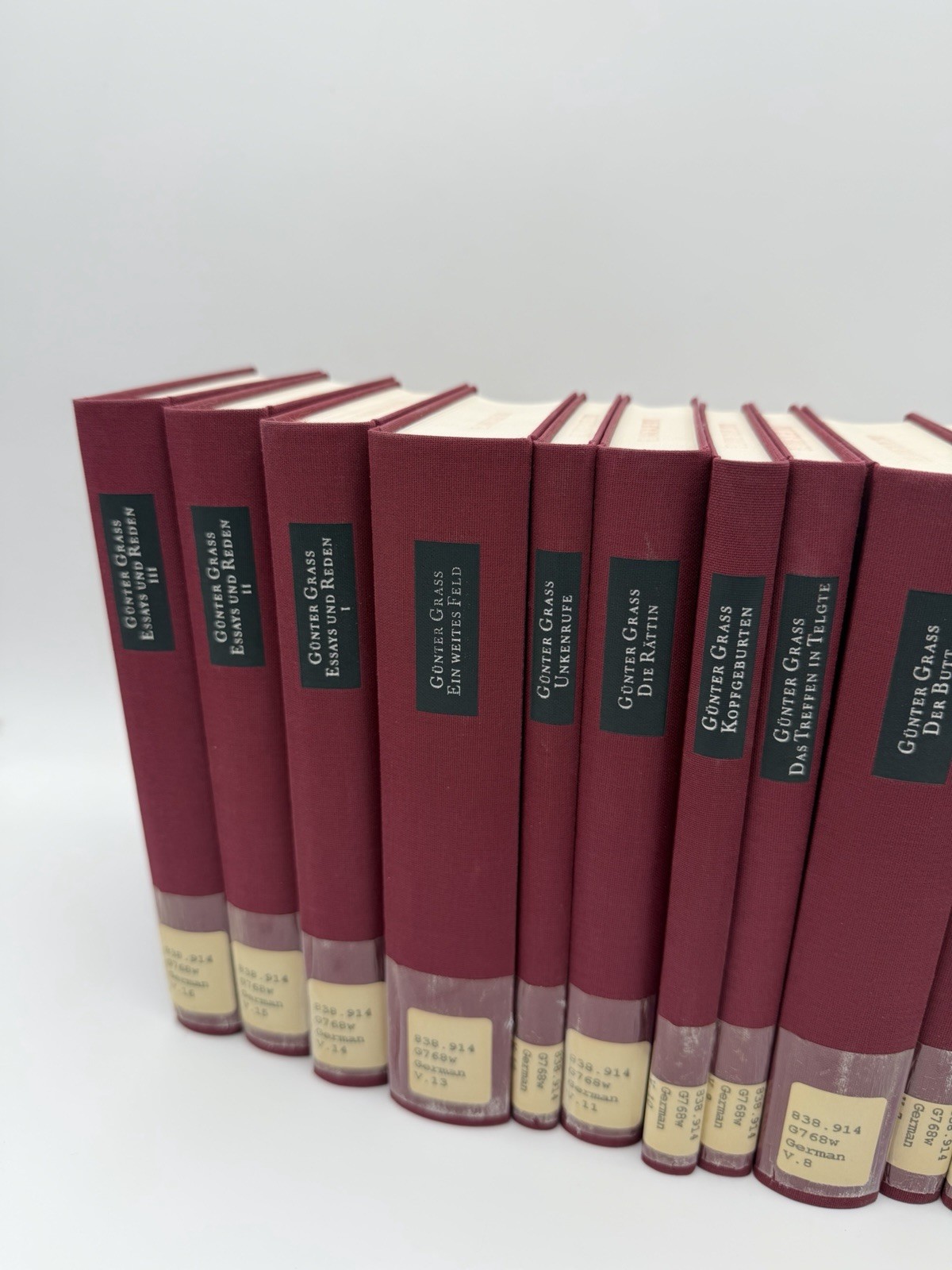 Gunter Grass Werkausgabe 16 Vol Set German Literature Hardcover Books