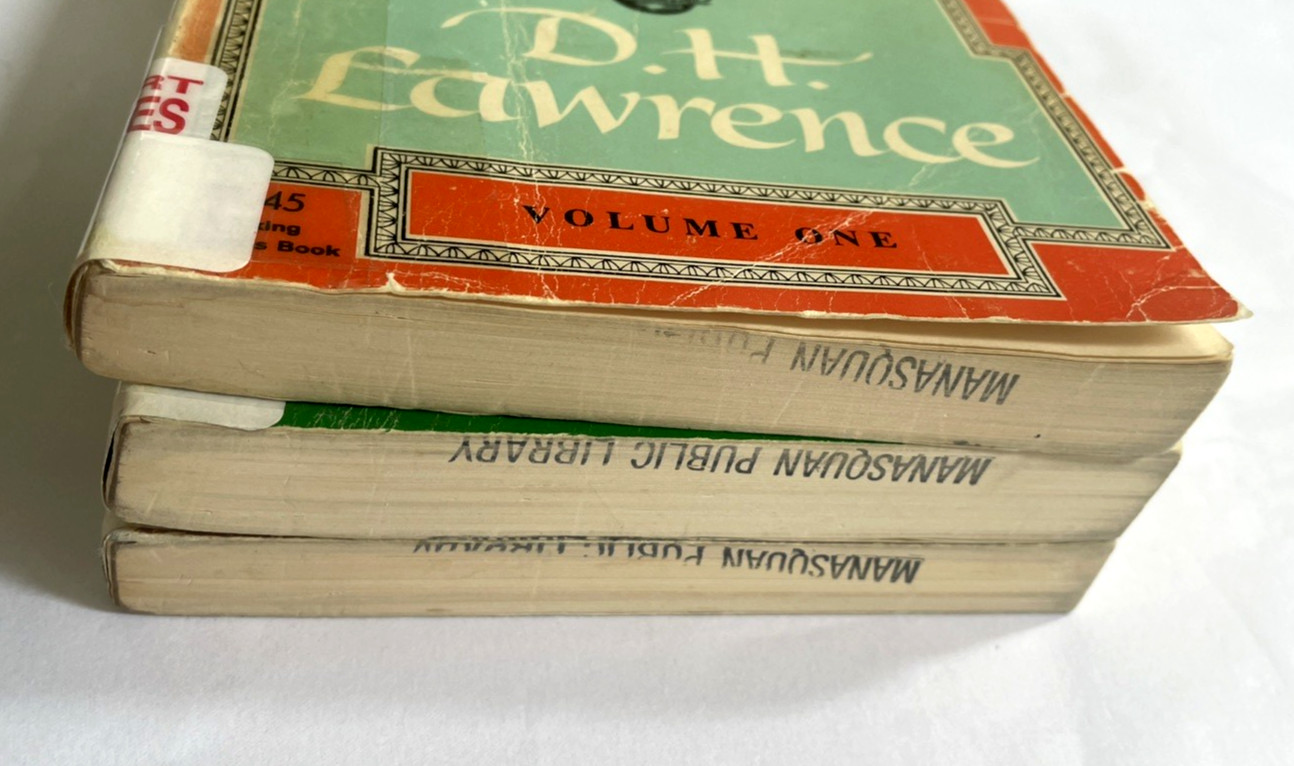 D.H. Lawrence Complete Short Stories Vol. 1-3 Viking Ex-Library VTG Read Descr.