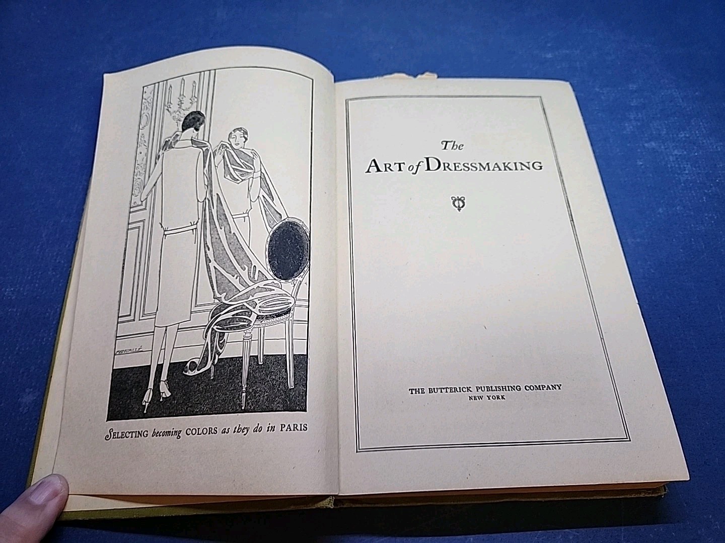 The Art of Dressmaking 1927 HC 1st Edition Butterick Illustrations