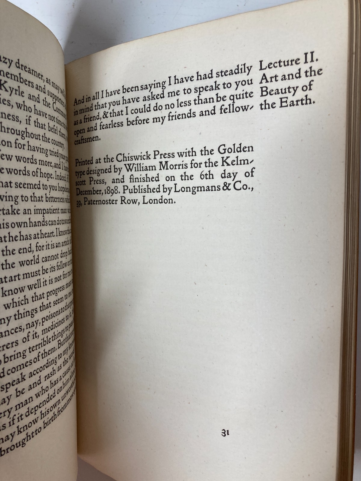 William Morris Golden Type 5 Vols Alice Pattinson Arts Crafts Fine Binding