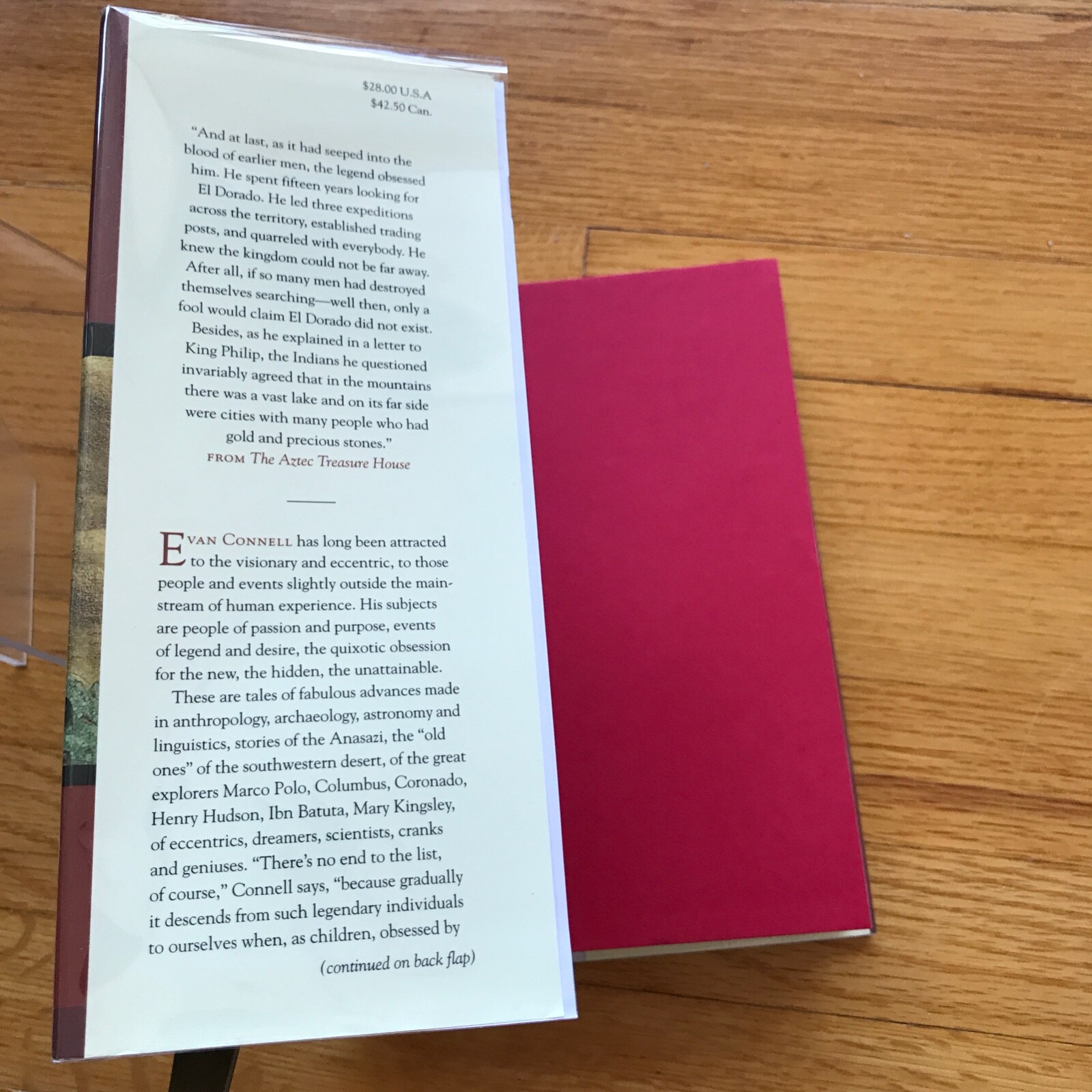 EVAN CONNELL—Aztec Treasure House—Essays—1st HC—“A MASTER“—Wall St Journal—VG+