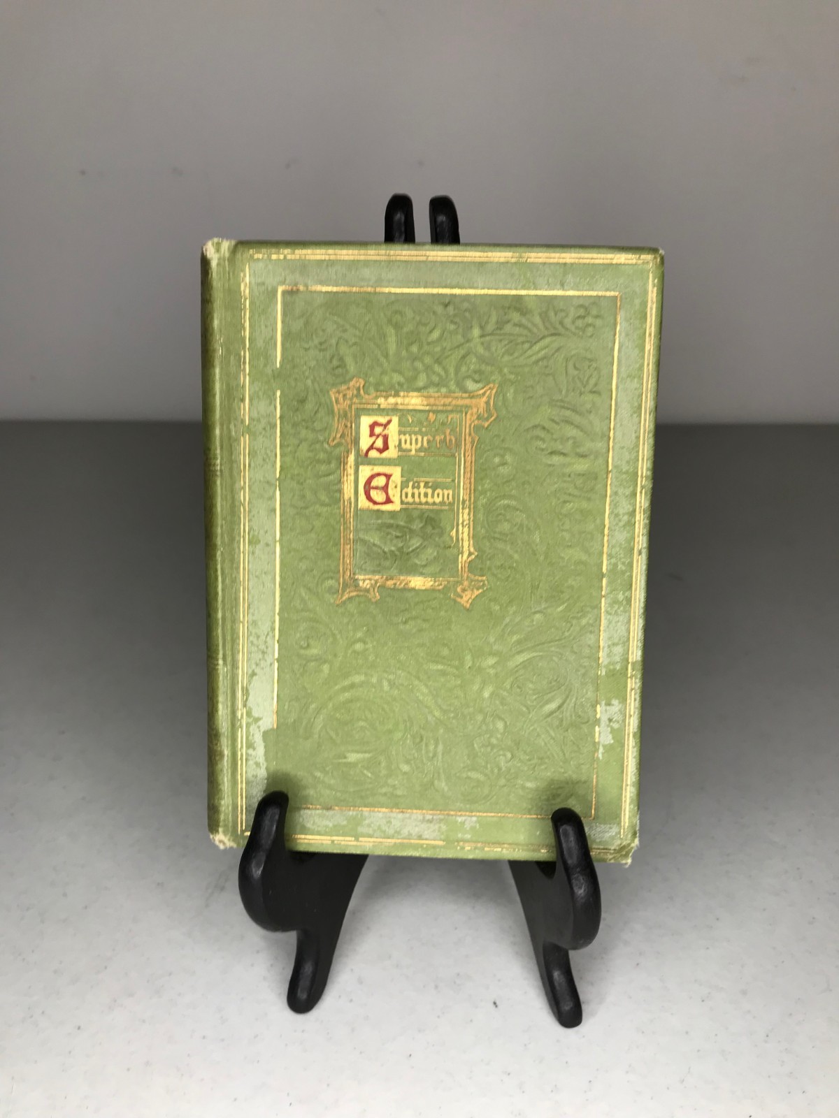 Tillyloss Scandal by J.M. Barrie (c1890) H.M. Caldwell Embossed Green HC
