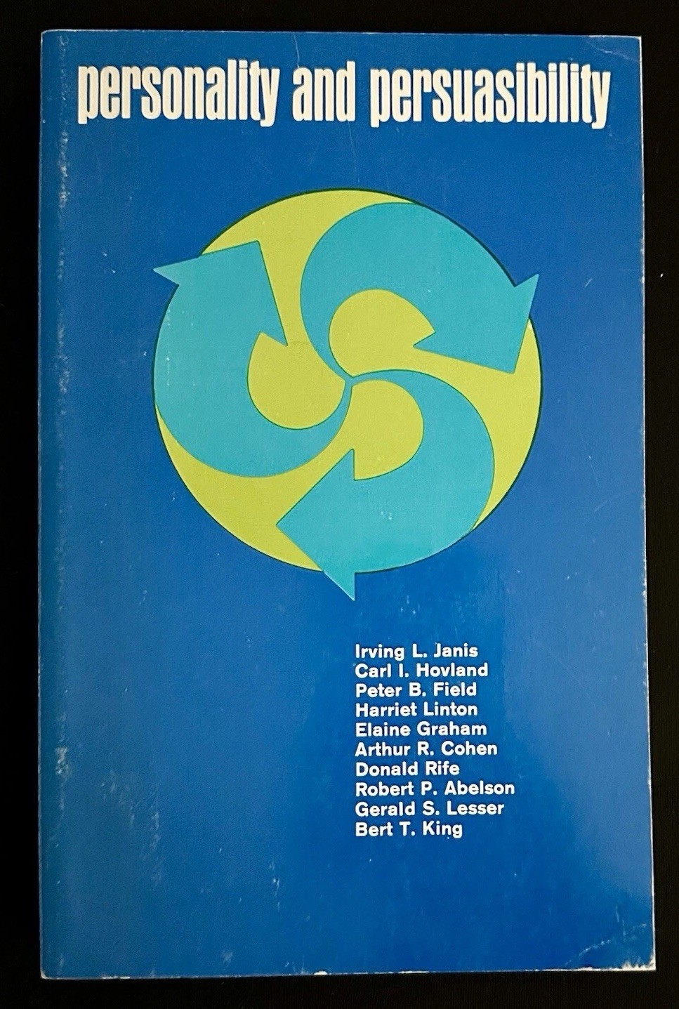 Personality and Persuasibility Janis 1966 PB Yale Studies VG Psychology